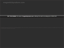 Tablet Screenshot of magneticbynature.com